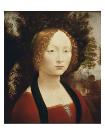 Ginevra De'Benci Da Vinci Painting